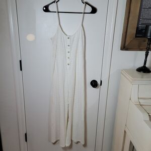 Madewell Textured Cotton Jumpsuit | Madewell Jumpsuit | Size Small